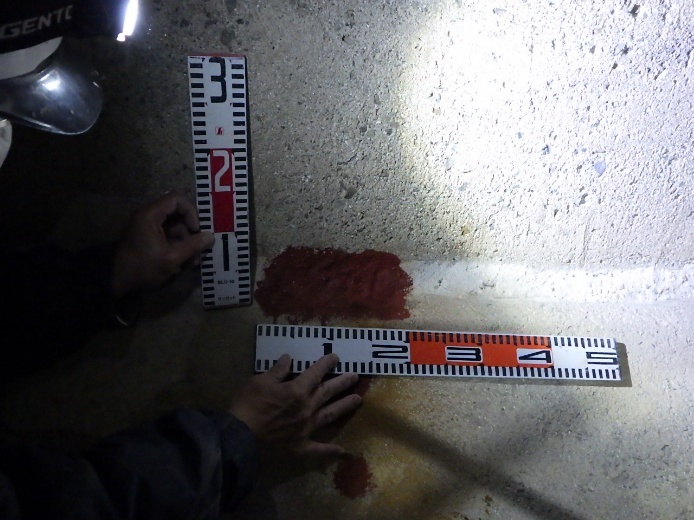 写真-33 露出鉄筋部補修工施工状況